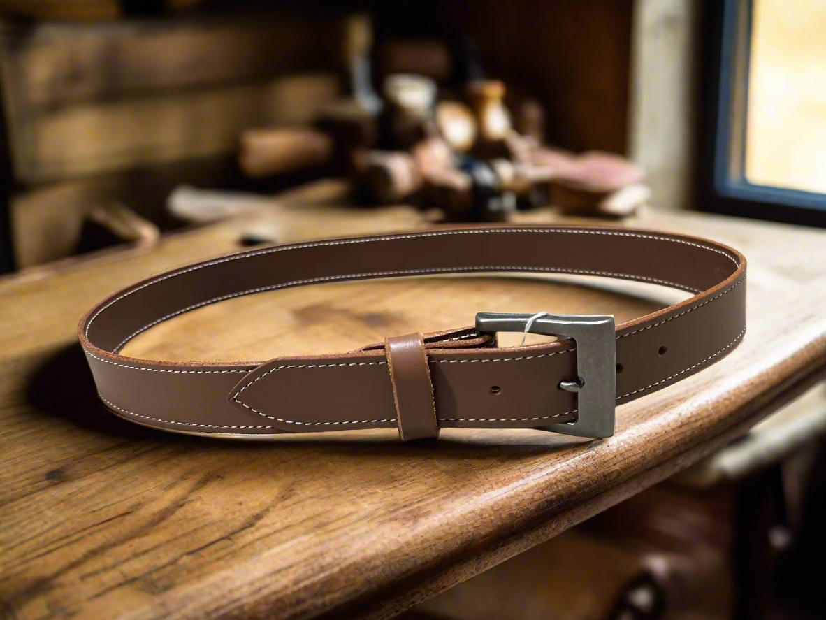 Amish Handmade 100% Genuine Leather Men's Belts