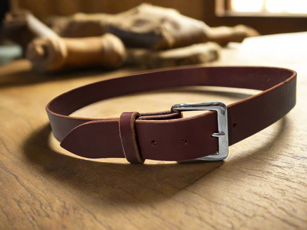 Amish Handmade 100% Genuine Leather Men's Belts