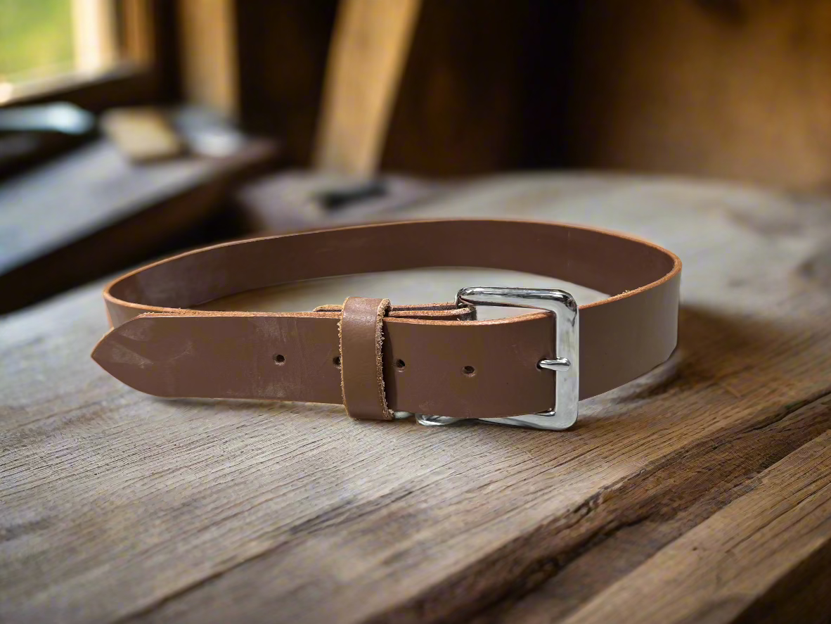 Amish Handmade 100% Genuine Leather Men's Belts