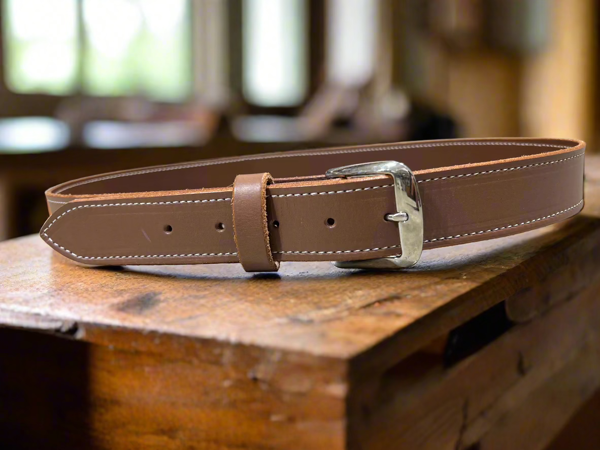 Amish Handmade 100% Genuine Leather Men's Belts
