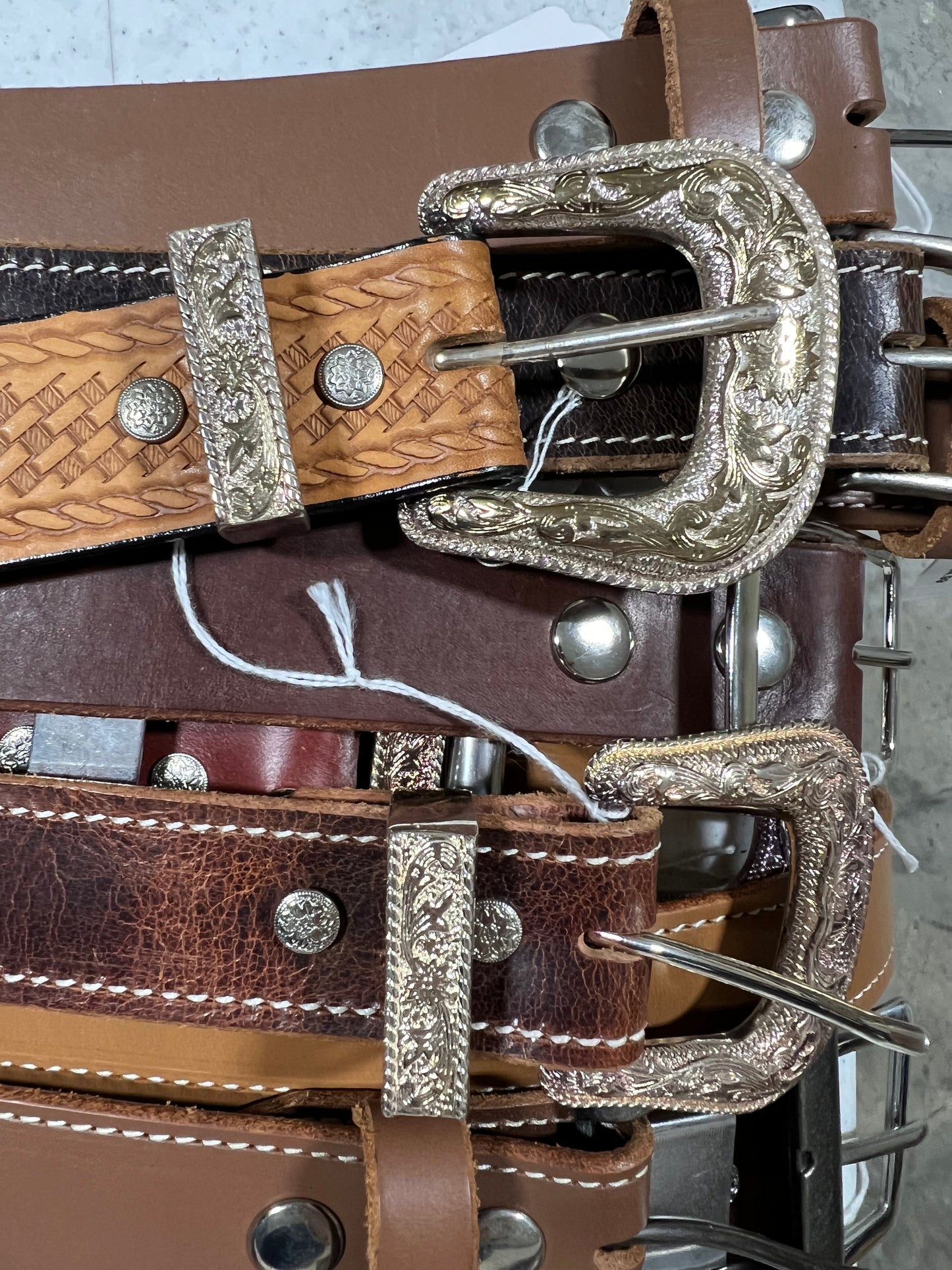 Amish Handmade 100% Genuine Leather Men's Belts