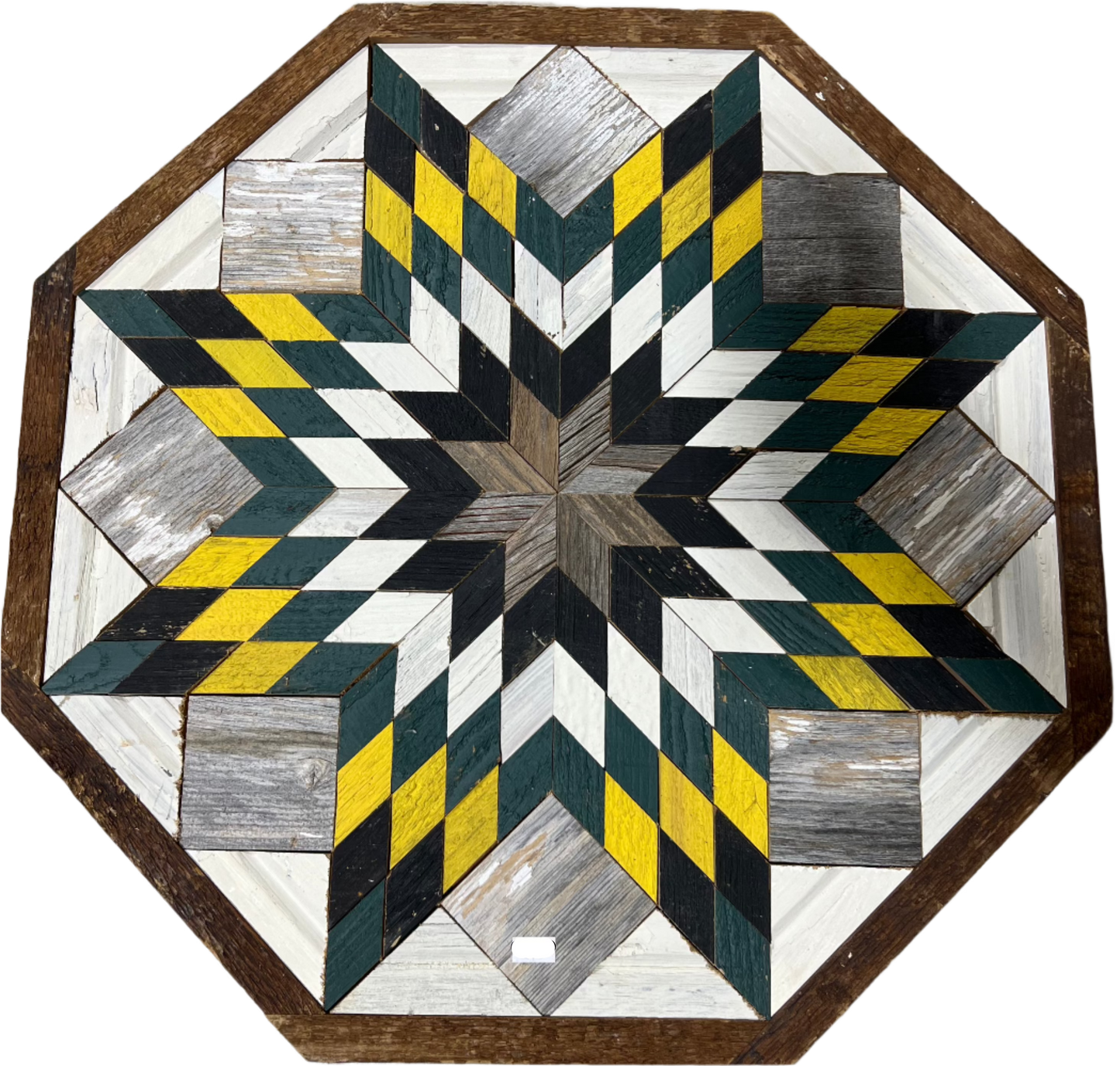 Amish Handmade Barn Quilt - Octagon (20.75 in x 20.75 in x 1 in)