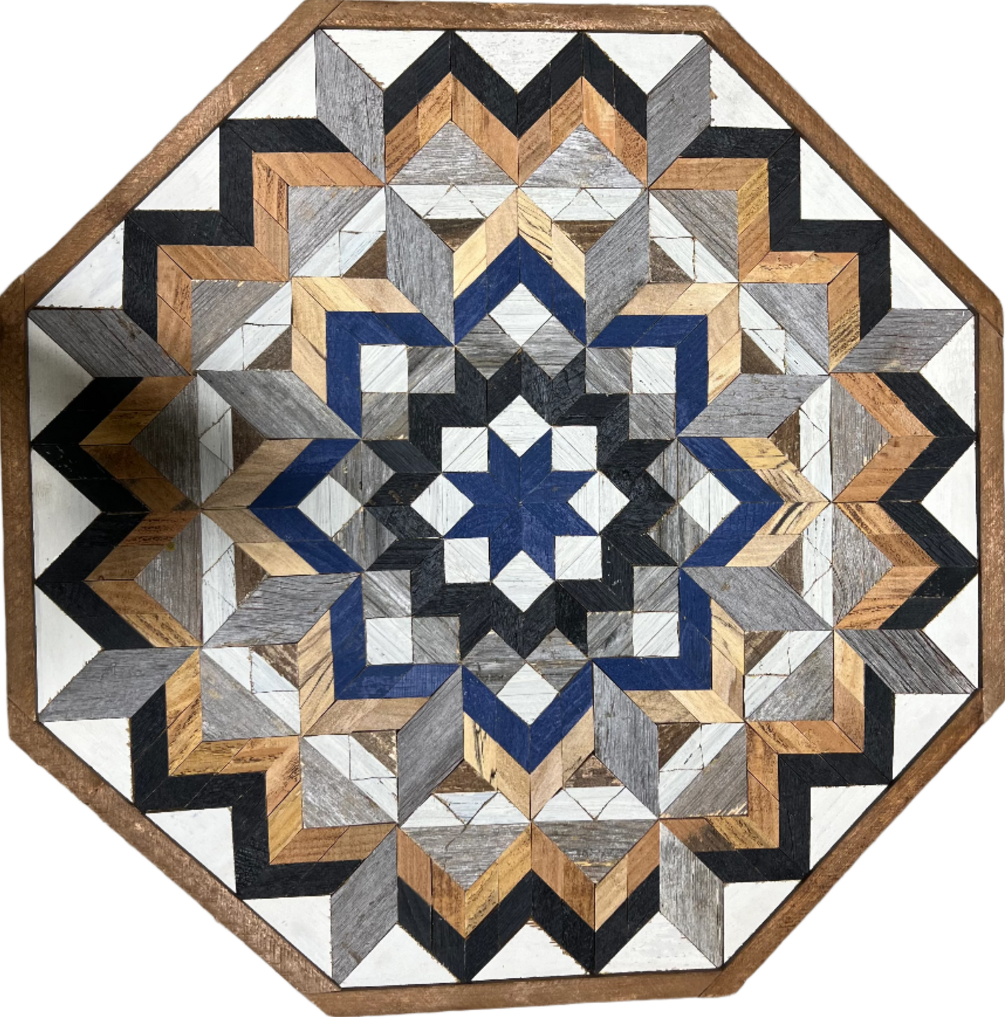 Amish Handmade Barn Quilt - Octagon (30.5 in x 30.5 in x 1 in)