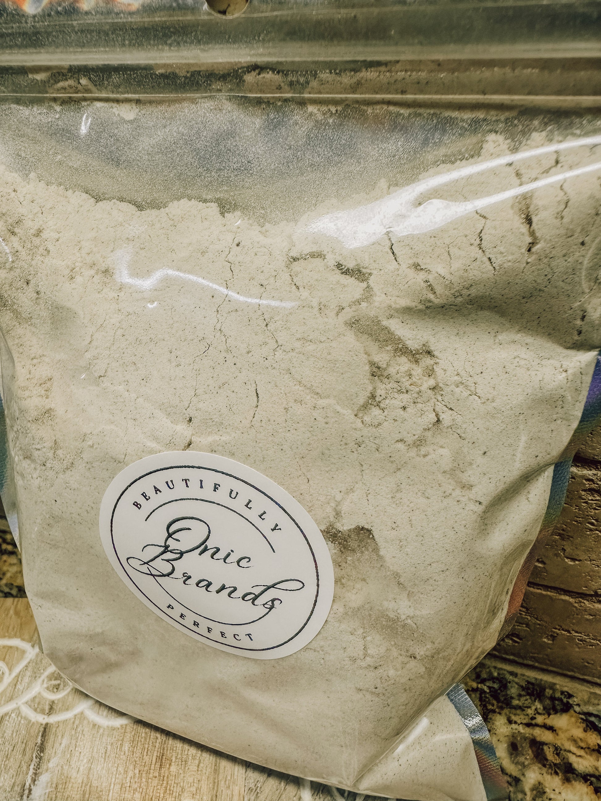 Pumpkin pancake mix by Onic Brands LLC in a dry mix package, ready for baking pumpkin-flavored pancakes.