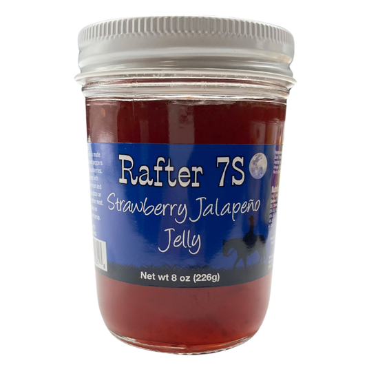 Strawberry Jalapeno Jelly | 8 oz | Rafter 7S - BuyNebraska.com ~ Blessings Grow Meadows