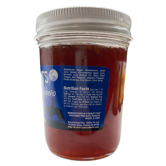 Strawberry Jalapeno Jelly | 8 oz | Rafter 7S - BuyNebraska.com ~ Blessings Grow Meadows