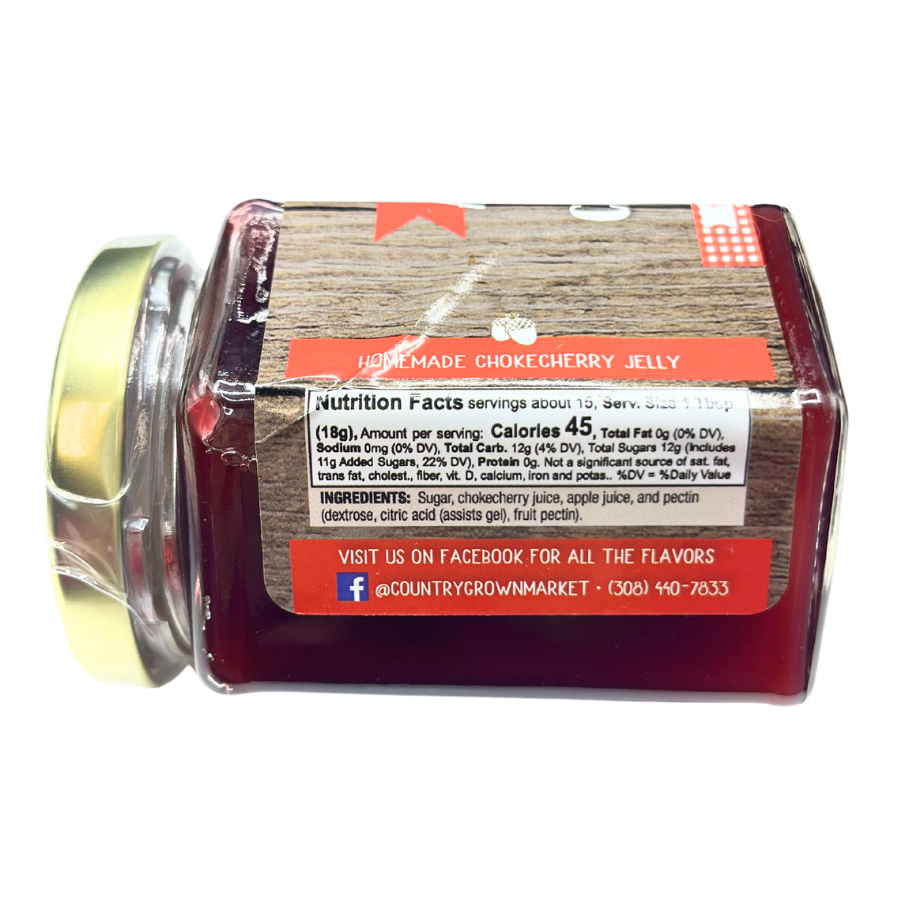 Chokecherry Jelly | 9 oz | Nutt Family Jams & Jellies - BuyNebraska.com ~ Blessings Grow Meadows