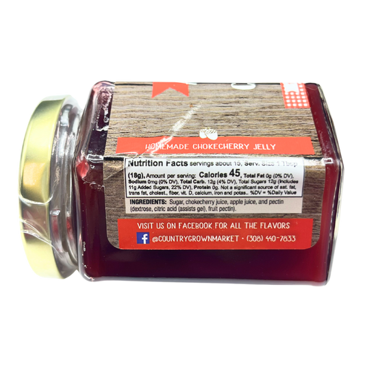 Chokecherry Jelly | 9 oz | Nutt Family Jams & Jellies - BuyNebraska.com ~ Blessings Grow Meadows