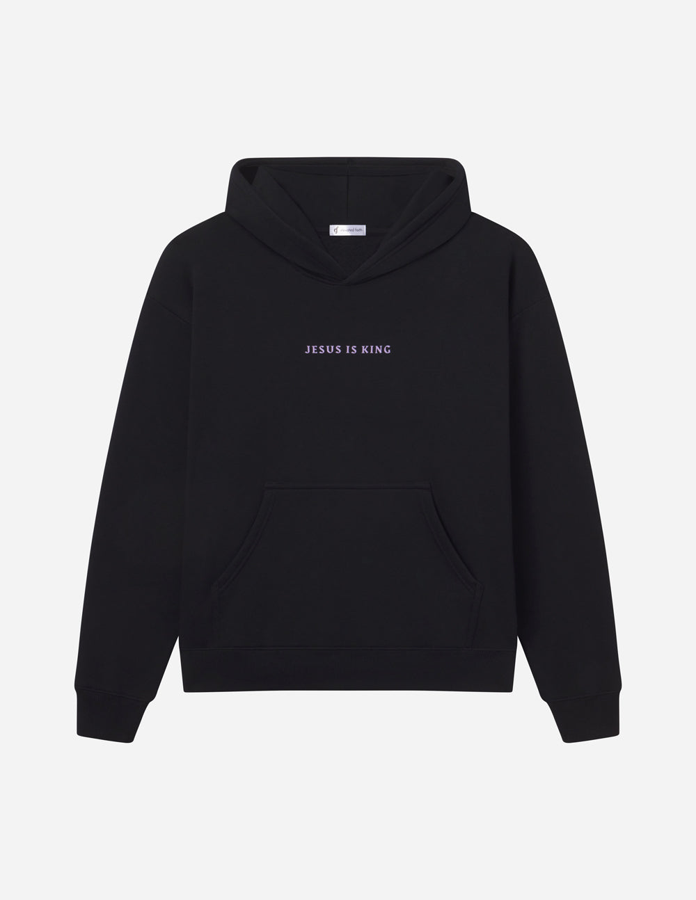 Jesus Is King Black Unisex Hoodie - Blessings Grow Meadows