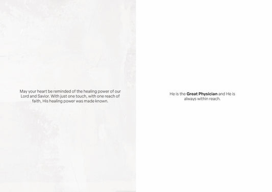 Jesus Healer Greeting Card