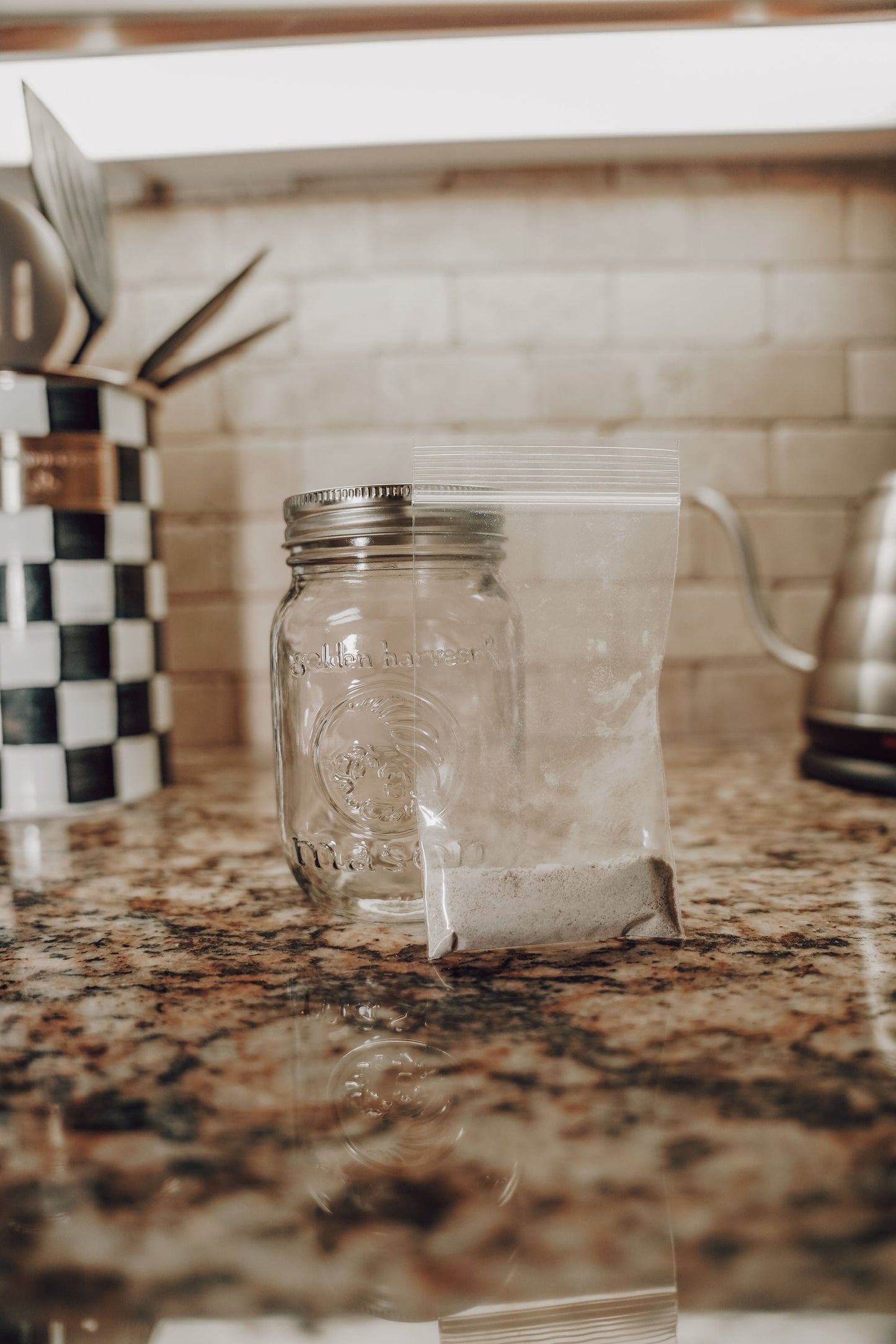 Dehydrated sourdough starter from Onic Brands LLC in a sealed package, ready for rehydration and baking bread.