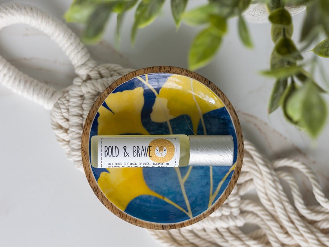 Kids Bold and Brave Essential Oil Roller for Emotional Support - Blessings Grow Meadows -