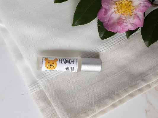 Kids Headache Essential Oil Roller Blend - Blessings Grow Meadows -