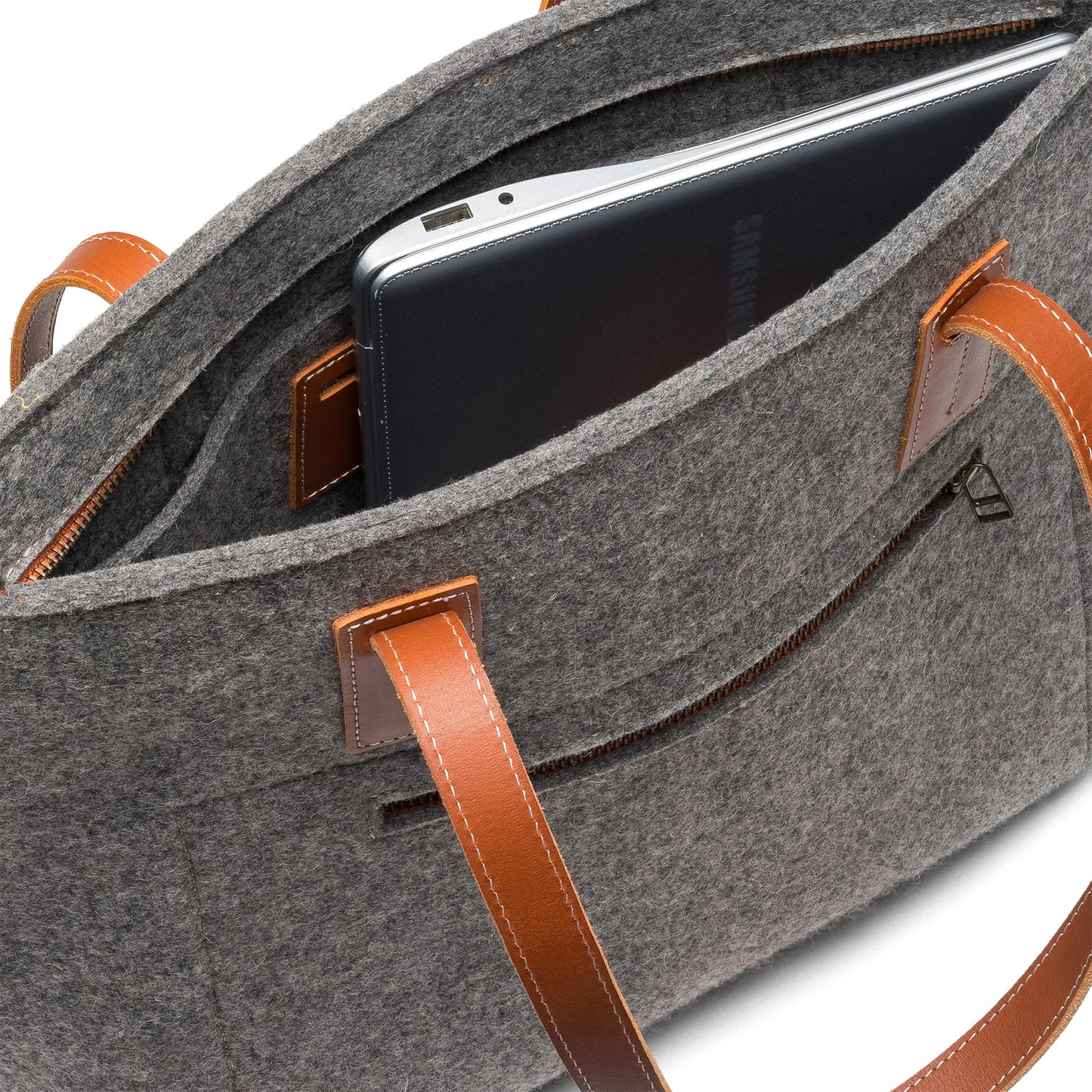 Kyrgies Handmade Wool Tote - Blessings Grow Meadows -