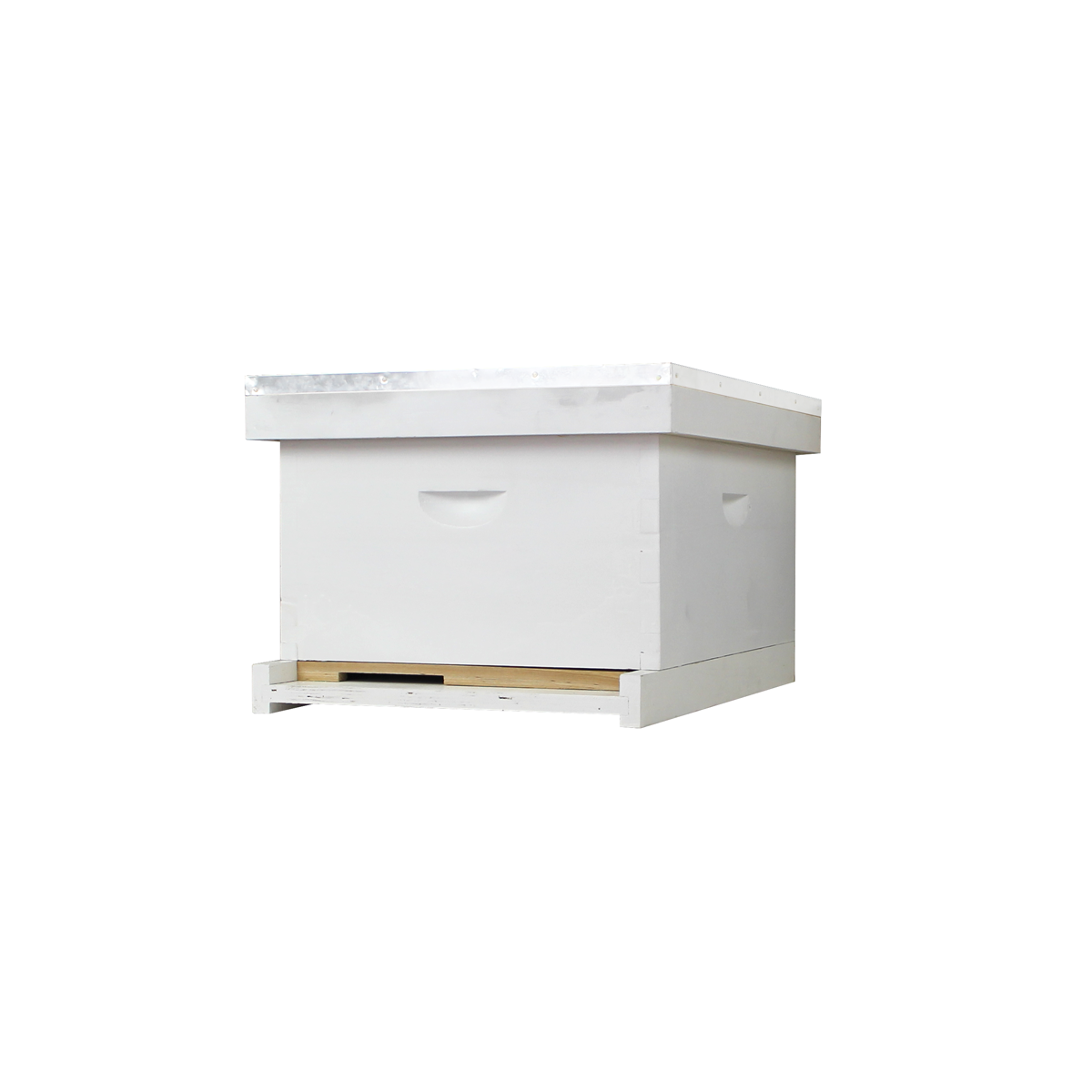 8 Frame Complete Beehive Kit – Fully Assembled & Painted (1 Deep Box) Amish-Made with Frames & Wax-Coated Foundations