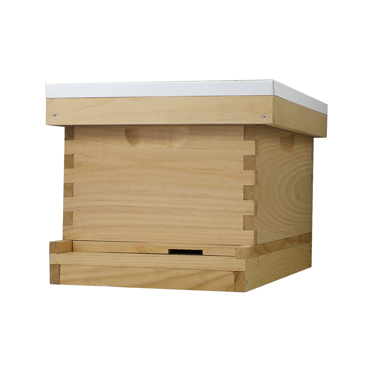 Galena Farms Amish-made 8-frame beehive starter kit with full hive setup and wooden frames for beekeeping.