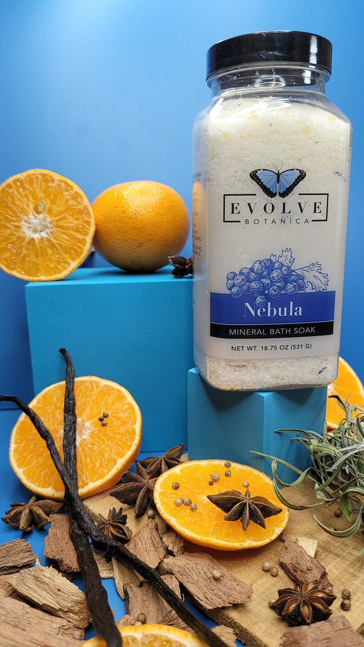 Mineral Soak - Nebula (Bath Salt) - Evolve Botanica ~ Blessings Grow Meadows