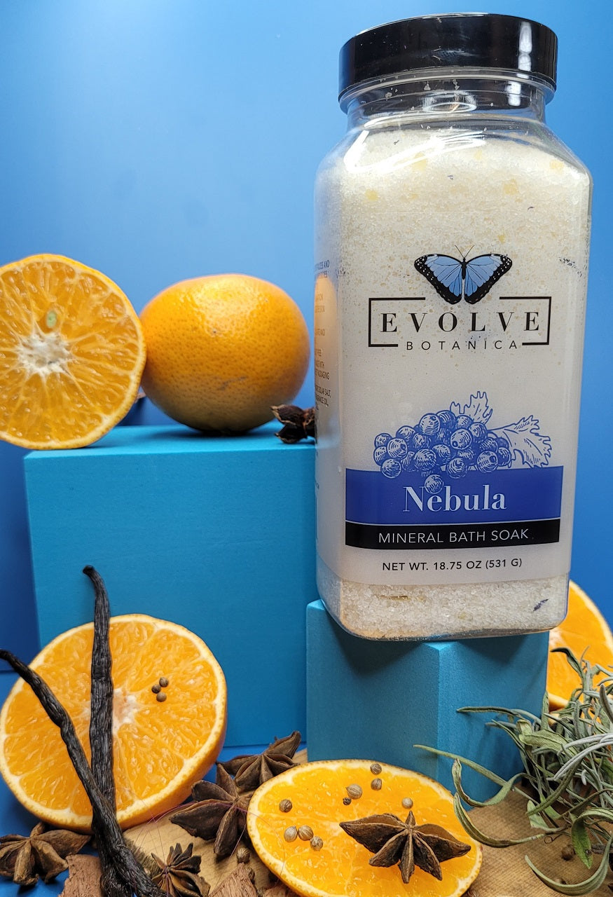 Mineral Soak - Nebula (Bath Salt) - Evolve Botanica ~ Blessings Grow Meadows