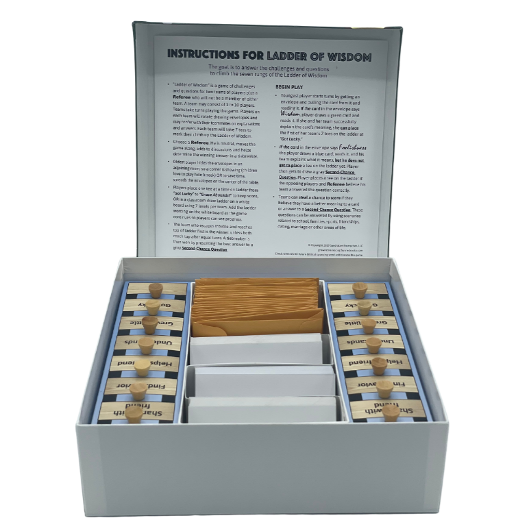 Ladder of Wisdom | Christian Family Game | Sandra Lee Enterprises LLC - BuyNebraska.com ~ Blessings Grow Meadows