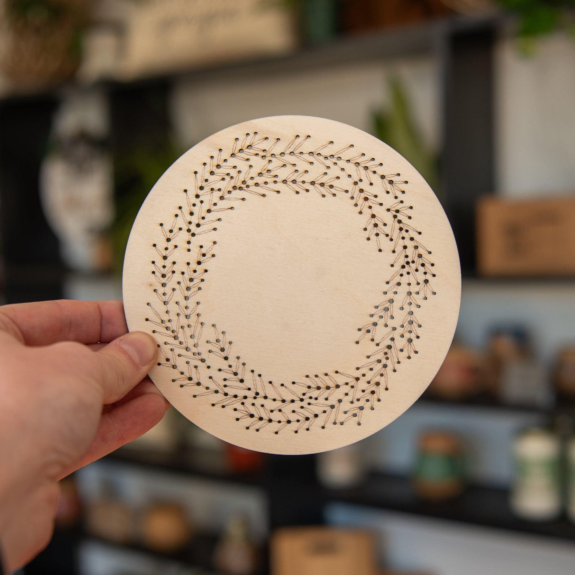 Lavender Wreath Embroidery Kit - Blessings Grow Meadows -