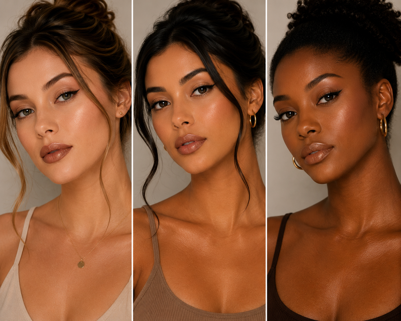 Organic Taylor Made Organics lipstick in a vibrant shade, shown on a model's lips highlighting smooth, even application.
