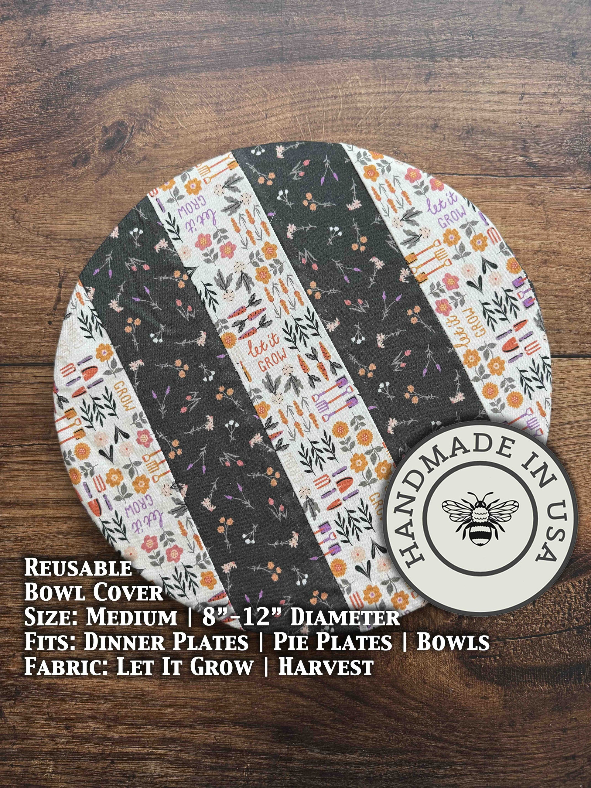 Medium bowl and banneton covers from Five Oaks Farm, natural linen fabric with rustic stitching, for bread proofing and baking.