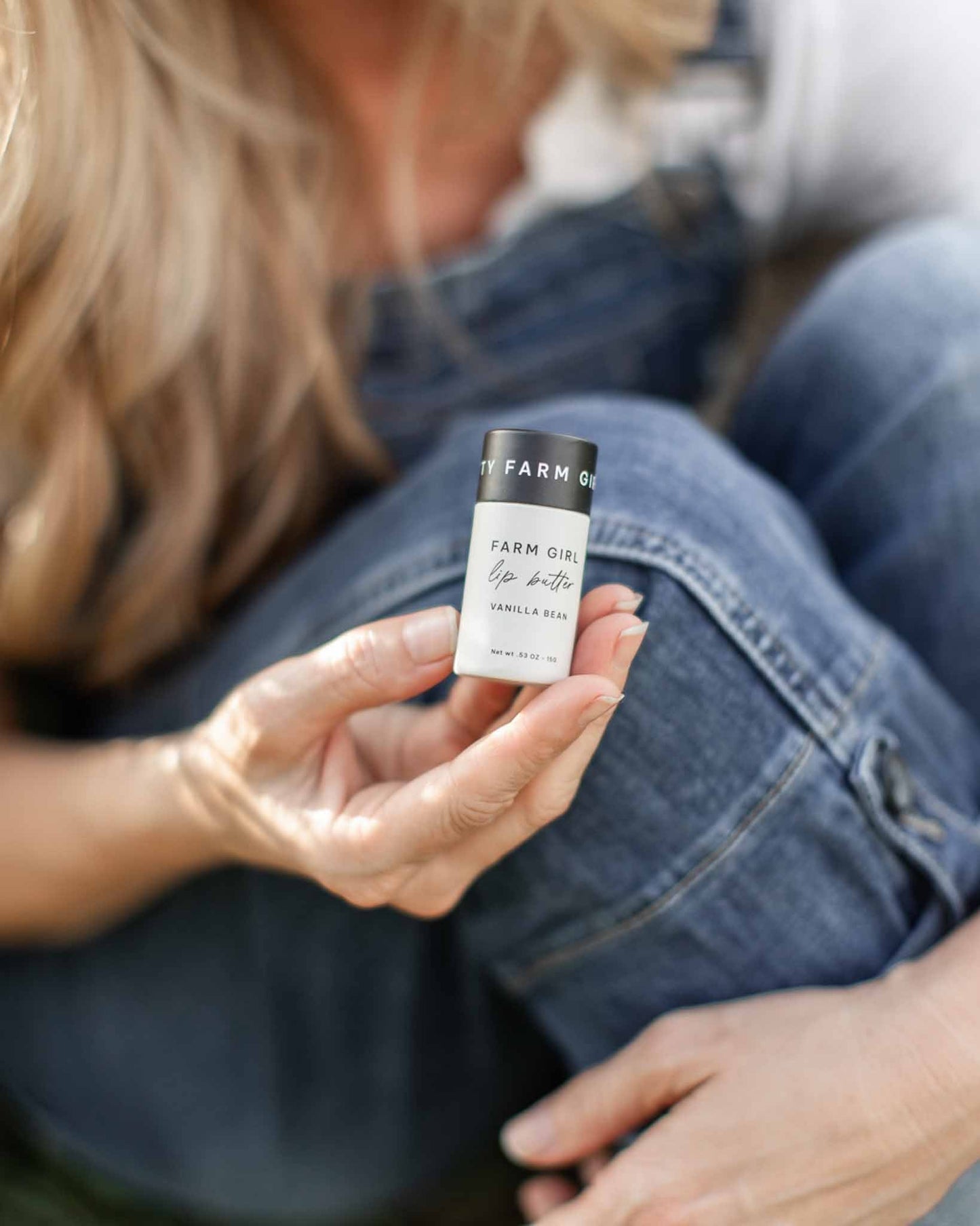 Vanilla Bean Tallow Lip Butter in Eco-Friendly Travel Tubes - Blessings Grow Meadows