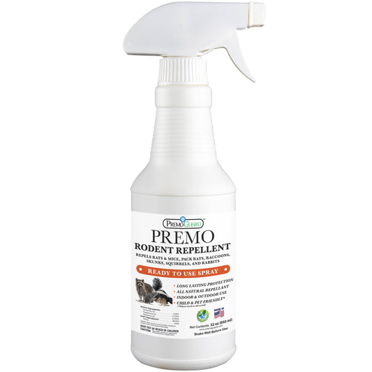 Rodent Repellent Spray - 32 oz - Plant Based All Natural Non-Toxic - By Premo Guard - Premo Natural Products ~ Blessings Grow Meadows