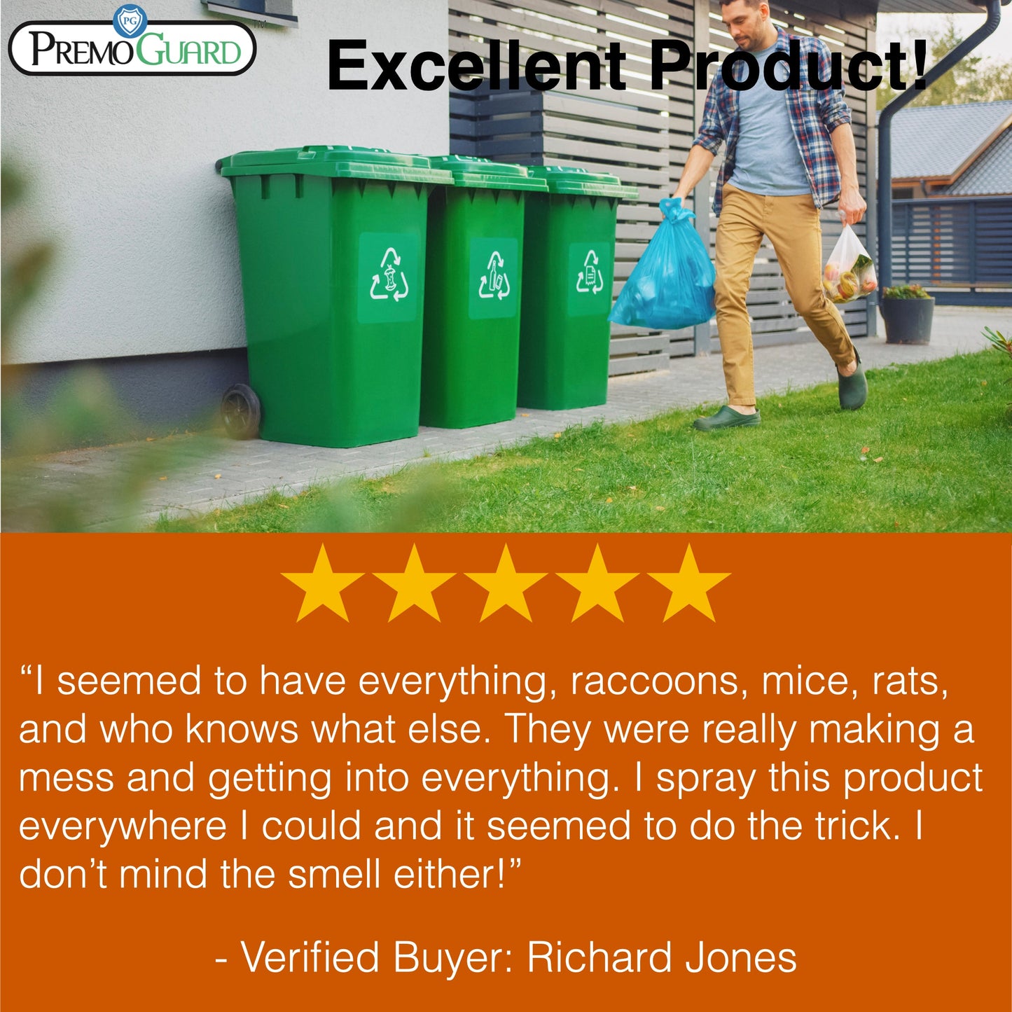 Rodent Repellent Spray - 32 oz - Plant Based All Natural Non-Toxic - By Premo Guard - Premo Natural Products ~ Blessings Grow Meadows