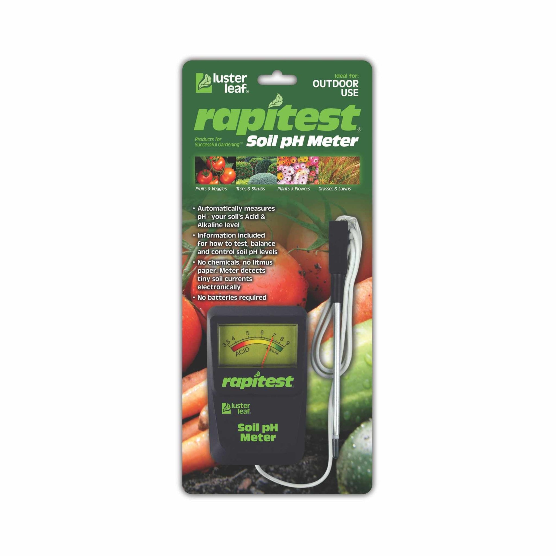 Luster Leaf Rapitest Soil pH Meter - Blessings Grow Meadows