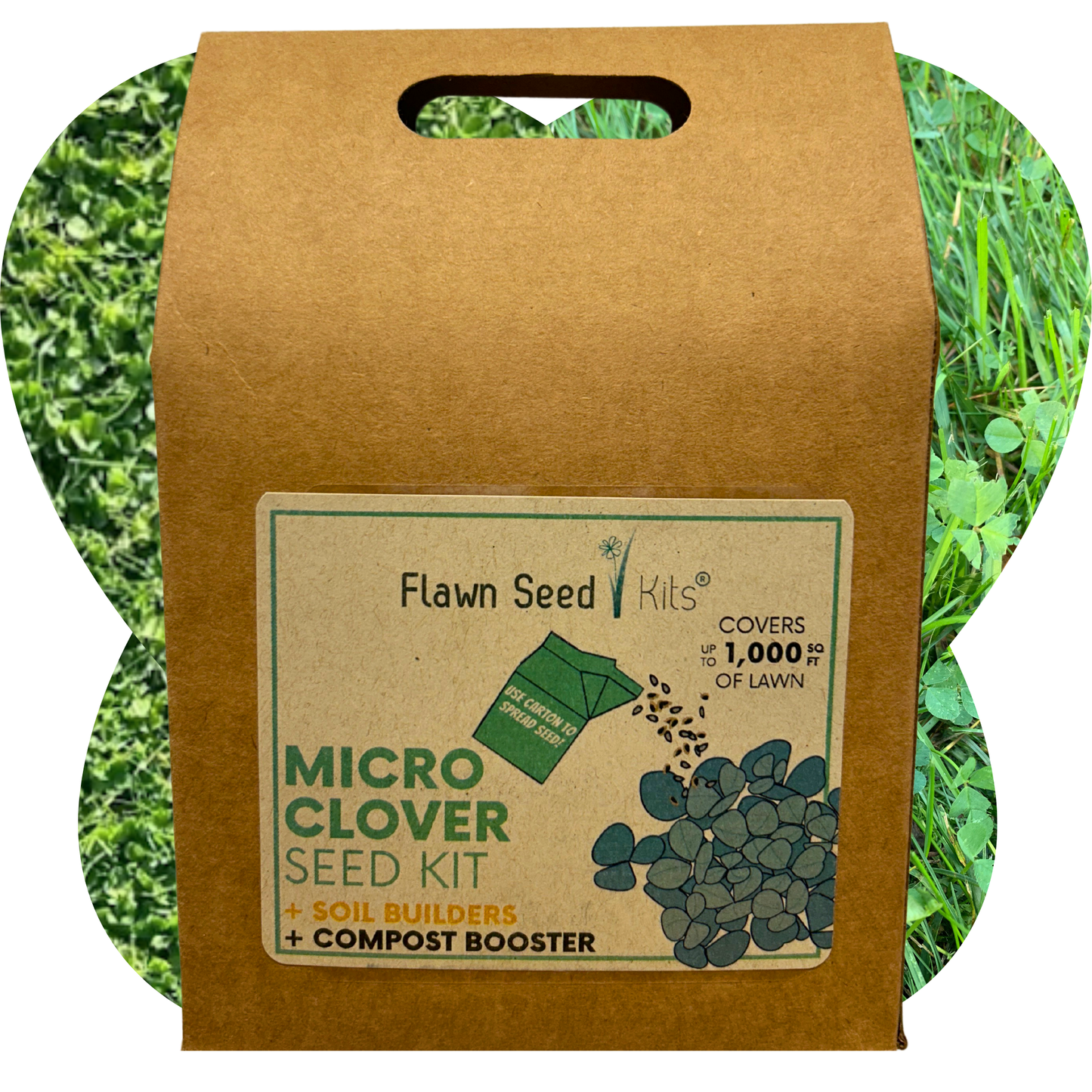 Micro Clover Seed Eco-Spread Carton - Blessings Grow Meadows