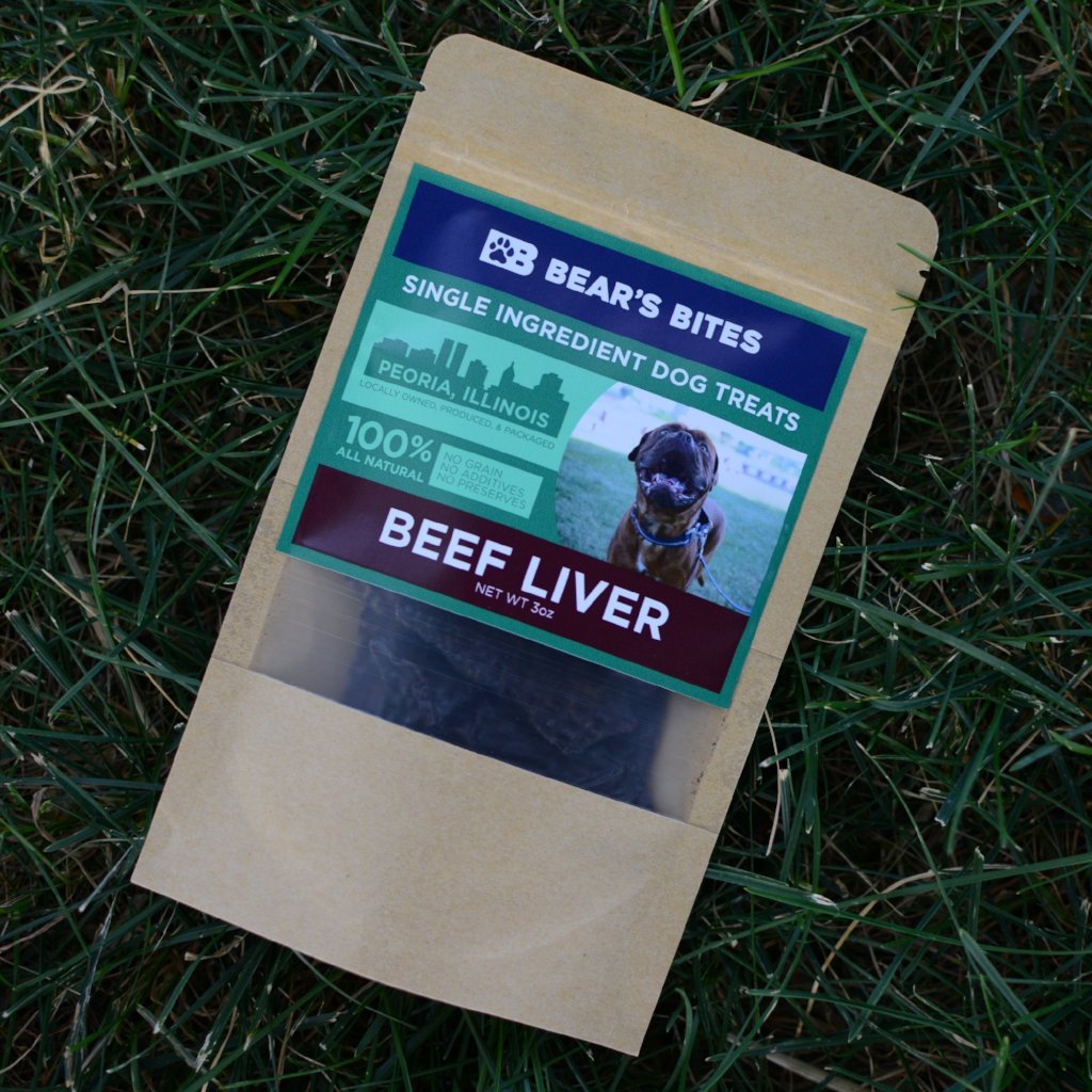 Single Ingredient, Dehydrated Beef Liver Dog Treats