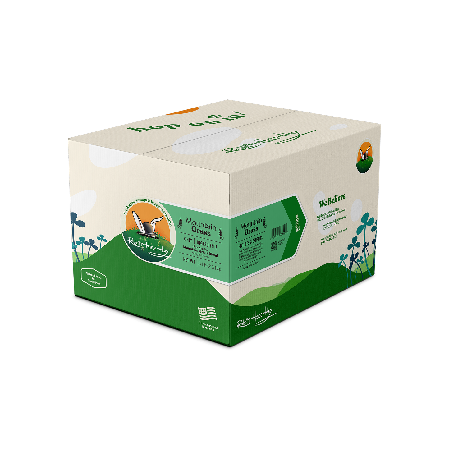 Rabbit Hole Hay Ultra Premium Mountain Grass - Rabbit Hole Hay ~ Blessings Grow Meadows
