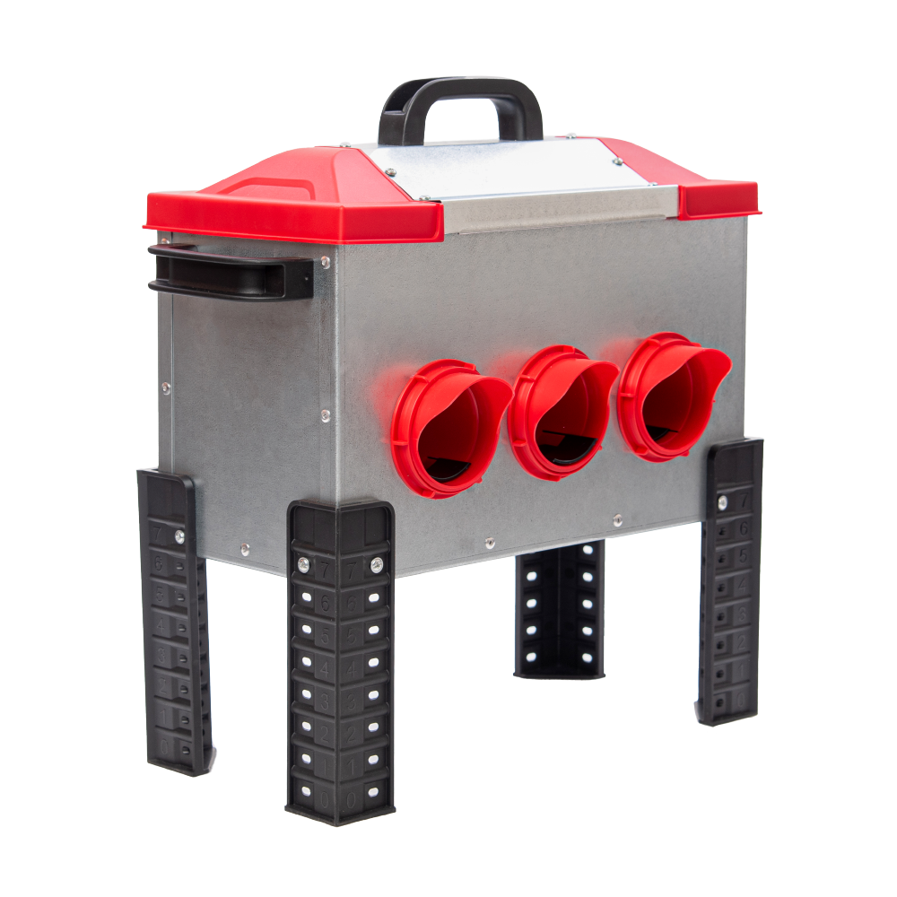 RentACoop Flock Feeder 15 6-Port, 15lb Feeder