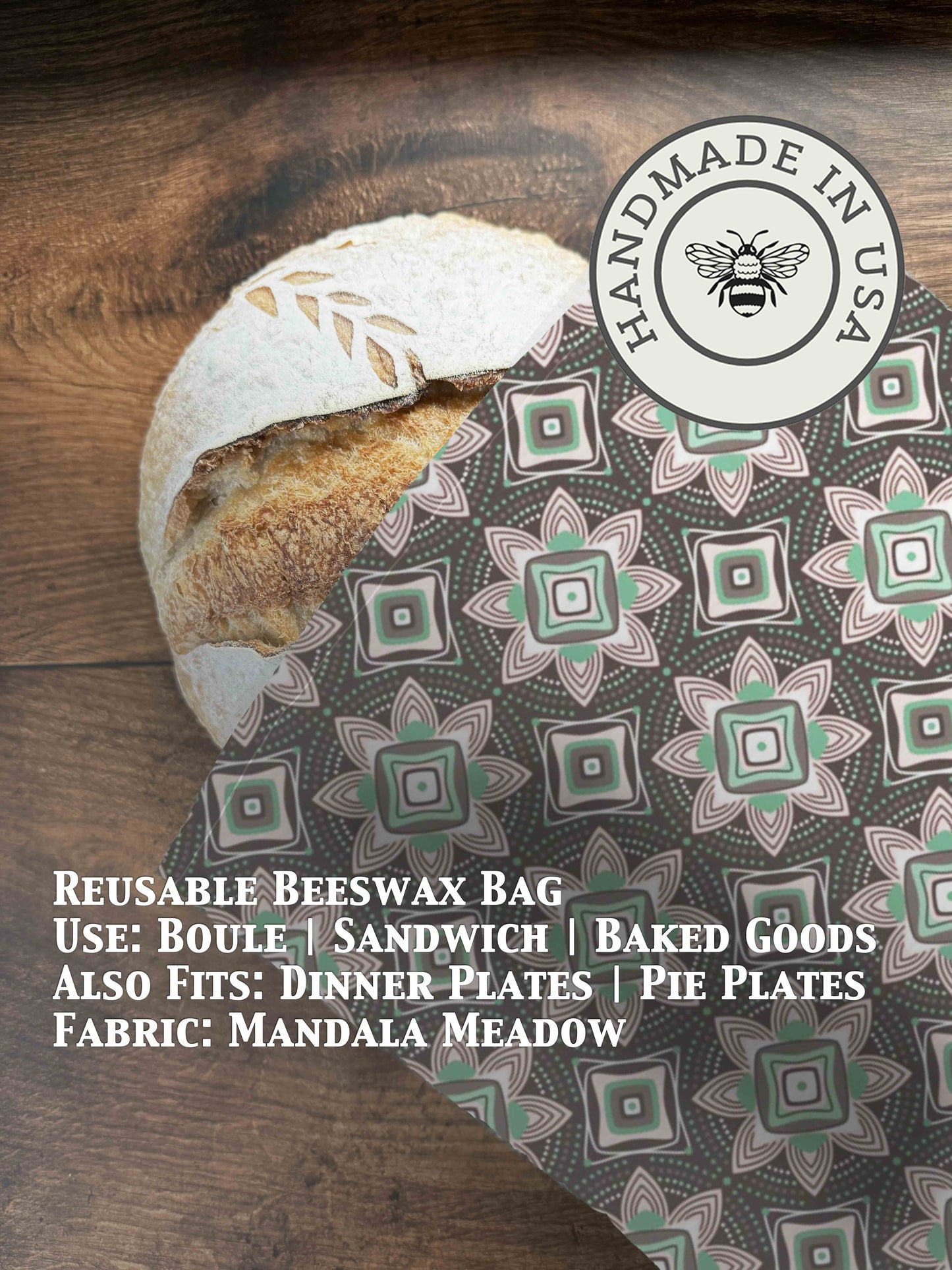 Bread Bag | Beeswaxed - Five Oaks Farm ~ Blessings Grow Meadows