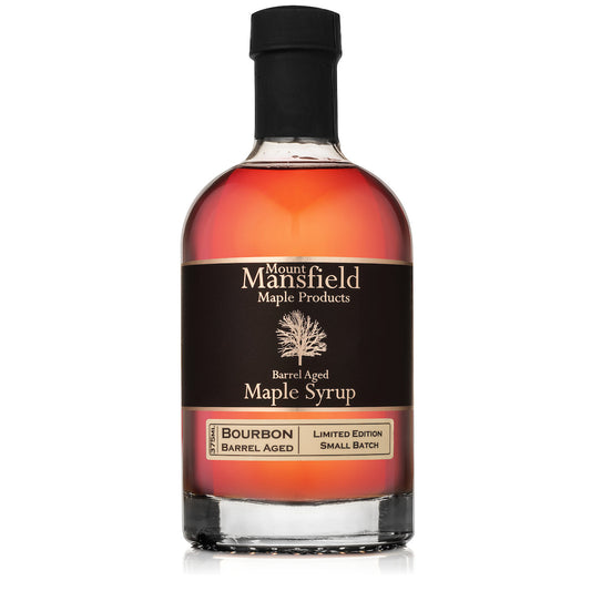 Bourbon Barrel Aged Vermont Maple Syrup - Mount Mansfield Maple Products ~ Blessings Grow Meadows