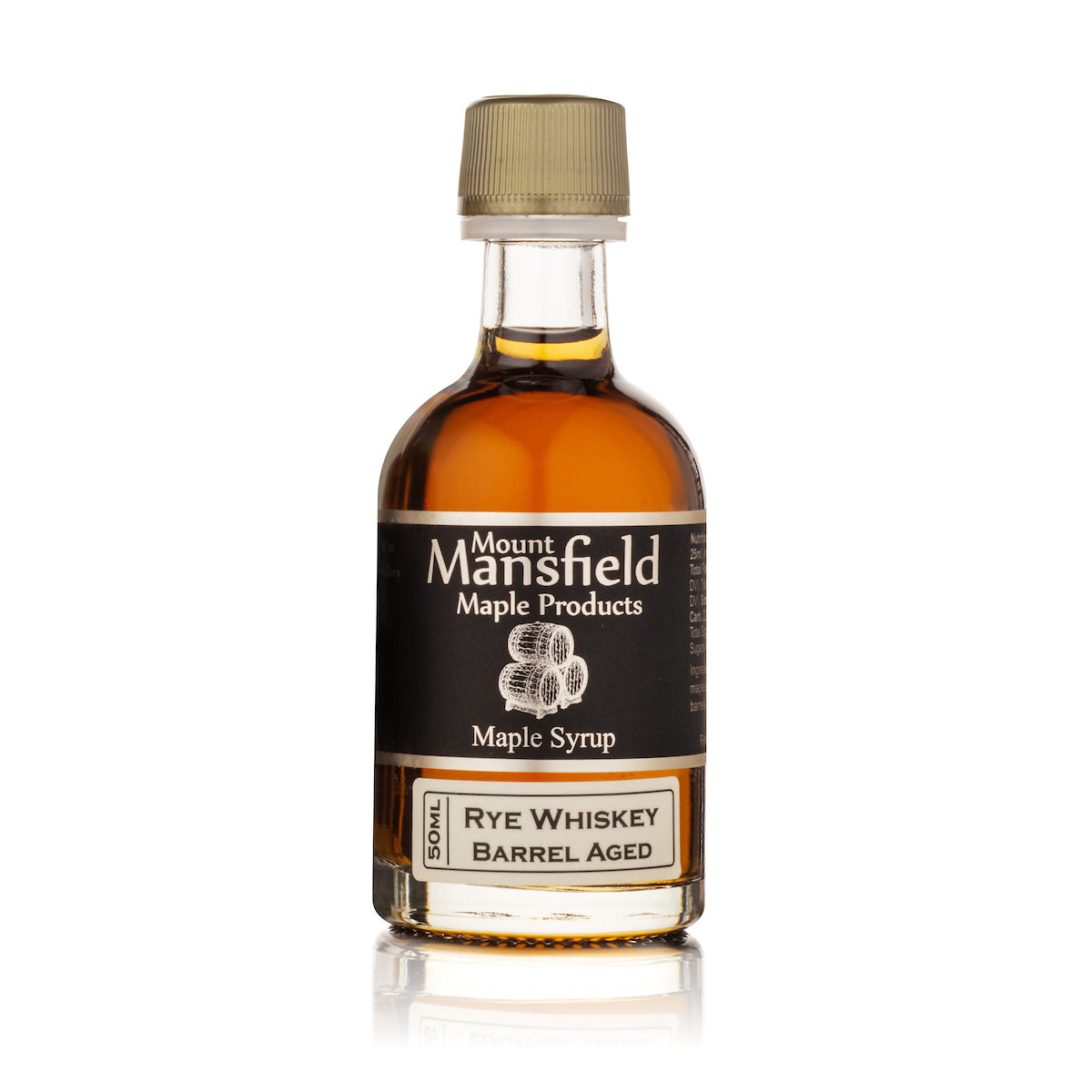 Rye Whiskey Barrel Aged Vermont Maple Syrup - Mount Mansfield Maple Products ~ Blessings Grow Meadows