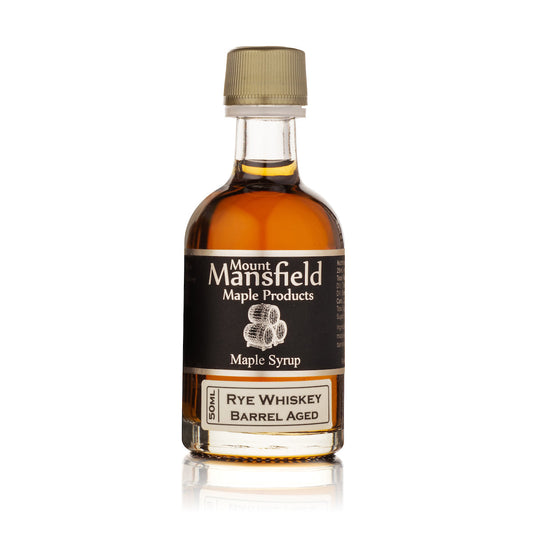 Rye Whiskey Barrel Aged Vermont Maple Syrup - Mount Mansfield Maple Products ~ Blessings Grow Meadows