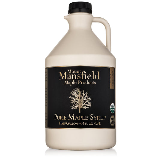 Organic Pure Vermont Maple Syrup- Plastic Jug - Mount Mansfield Maple Products ~ Blessings Grow Meadows