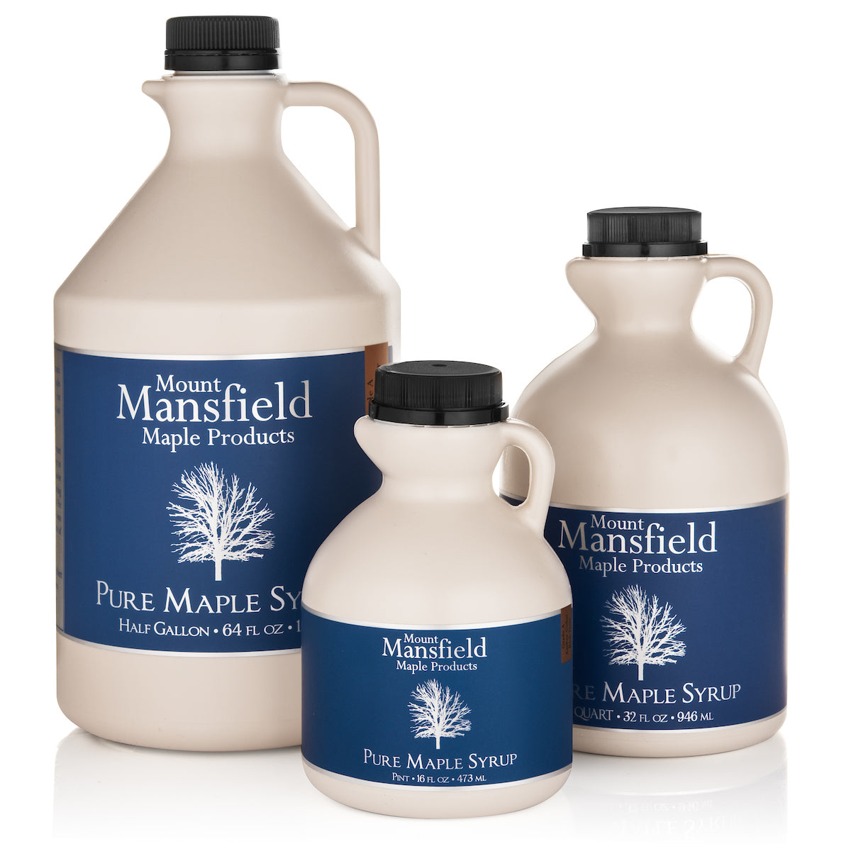 Pure Vermont Maple Syrup- Plastic Jug - Mount Mansfield Maple Products ~ Blessings Grow Meadows