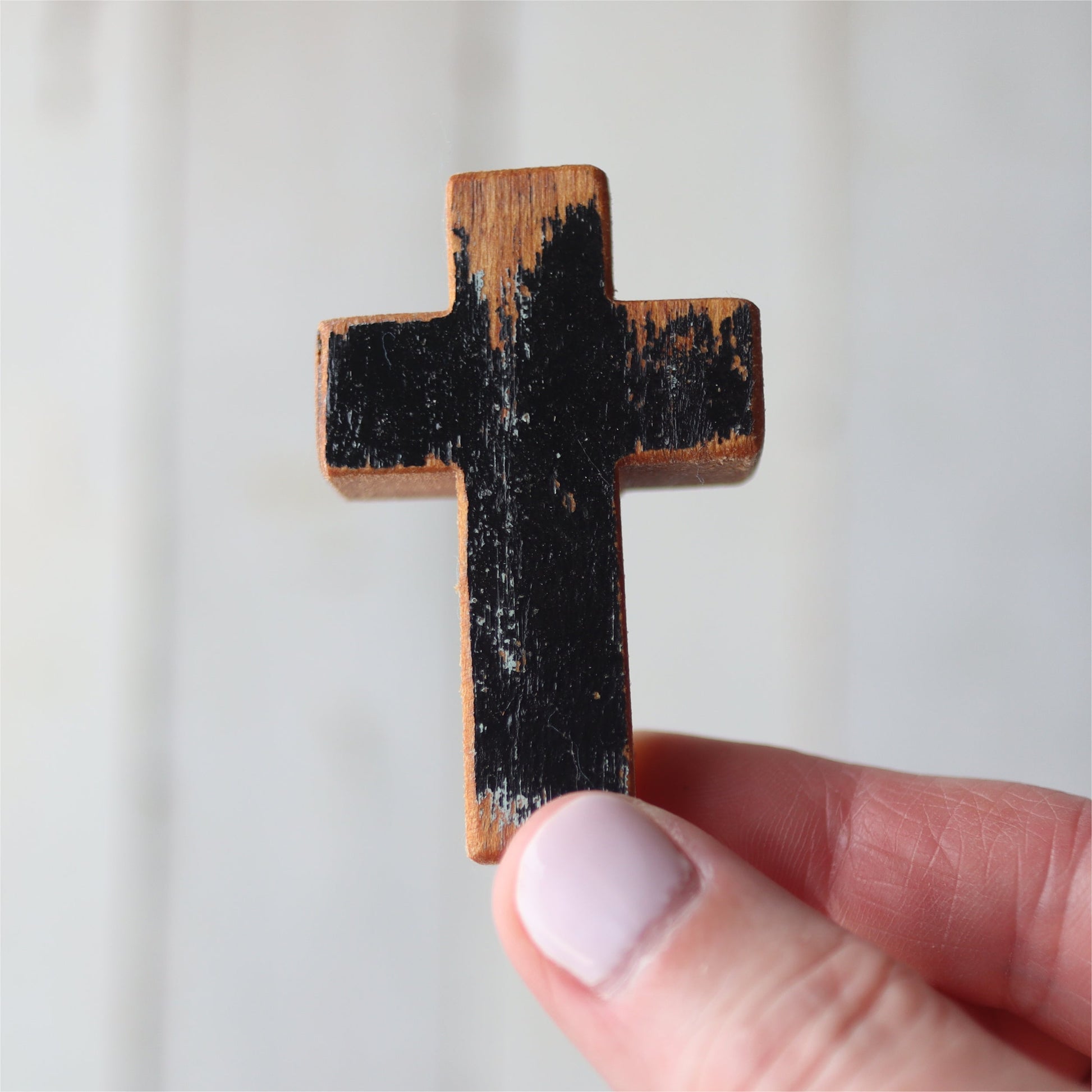Handmade Wooden Pocket Crosses - Dennehey Design Co. ~ Blessings Grow Meadows