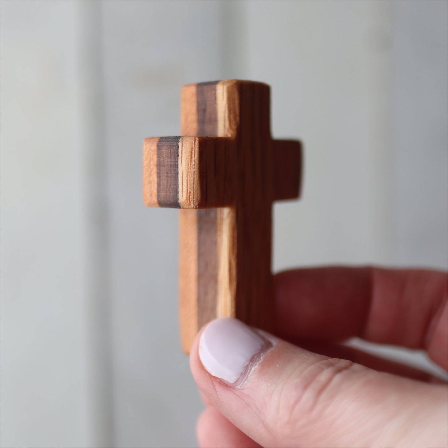 Handmade Wooden Pocket Crosses - Dennehey Design Co. ~ Blessings Grow Meadows