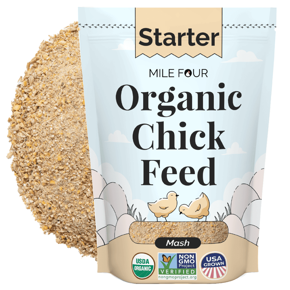 Starter Organic Chicken Feed - Blessings Grow Meadows