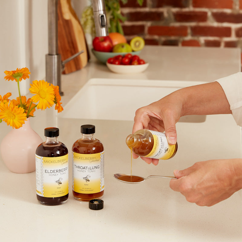 Elderberry Honey Tonic - Mickelberry Gardens ~ Blessings Grow Meadows