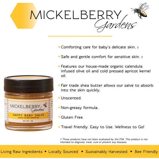 Happy Baby Salve - Mickelberry Gardens ~ Blessings Grow Meadows