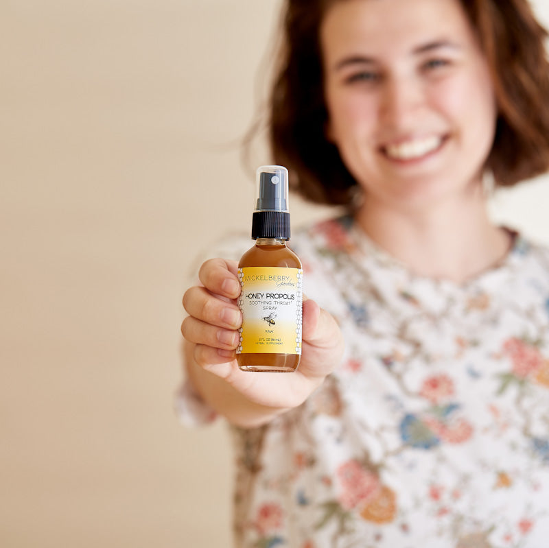 Honey Propolis Throat Spray - Mickelberry Gardens ~ Blessings Grow Meadows