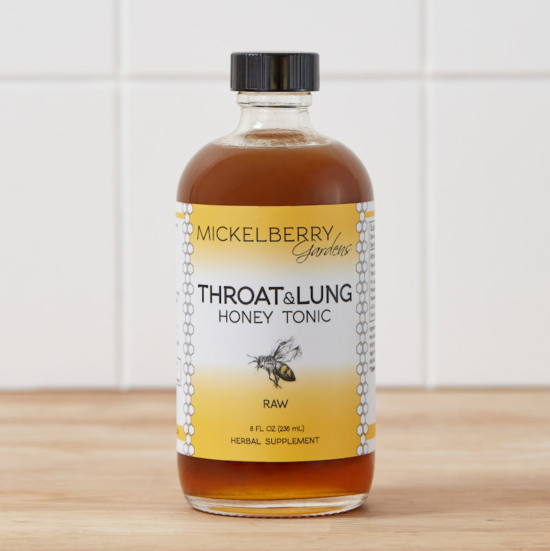 Throat and Lung Honey Tonic - Mickelberry Gardens ~ Blessings Grow Meadows
