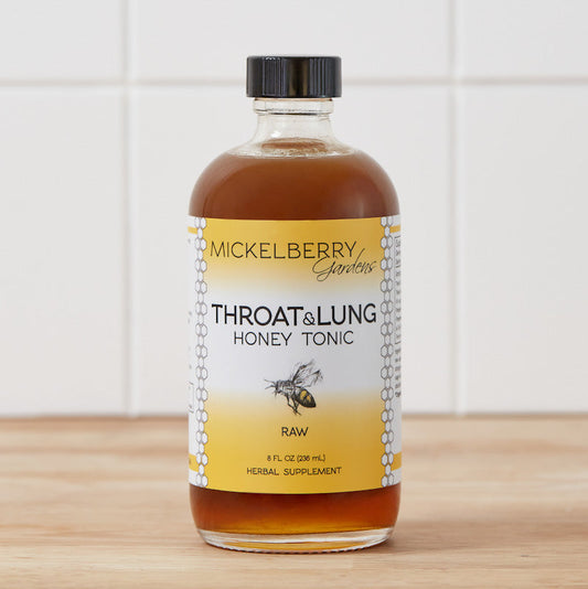 Throat and Lung Honey Tonic - Mickelberry Gardens ~ Blessings Grow Meadows