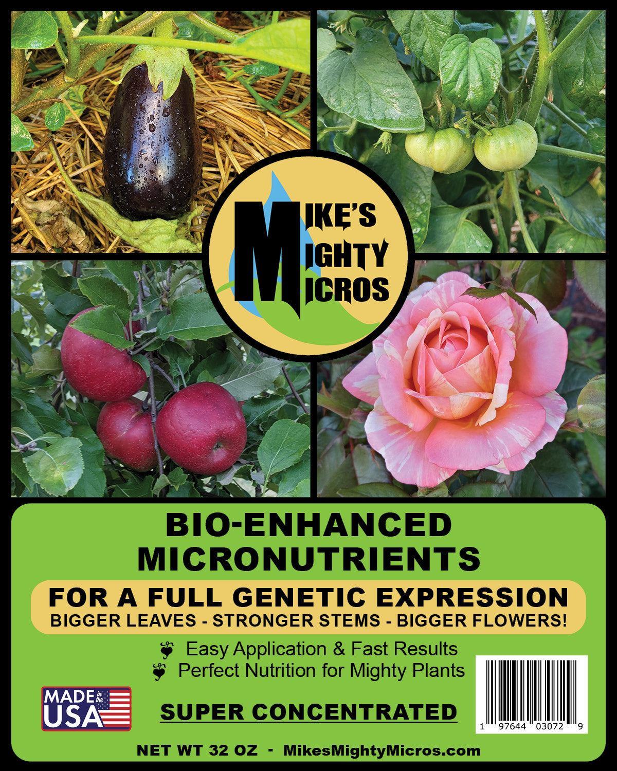 Mike's Mighty Micros Micronutrients Bio-Enhanced Super Concentrate - Blessings Grow Meadows