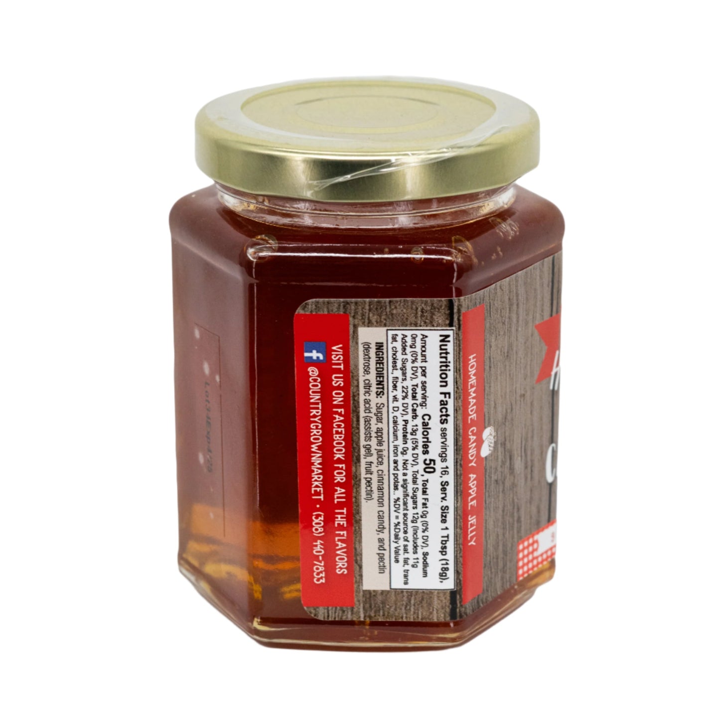 Candy Apple Jelly | 9 oz | Nutt Family Jams & Jellies - BuyNebraska.com ~ Blessings Grow Meadows